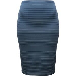 Y2K Topshop Womens Bandage Midi Skirt Black Size 4 Bodycon Clubwear Stretch